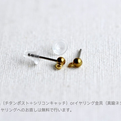 Acorn pierced earrings 第6張的照片