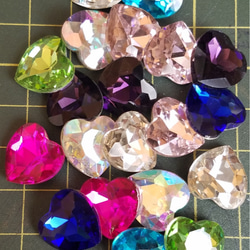 ヴィンテージ スワロフスキー art.1102 LIGHT SIAM ss65 9個 バラ売り