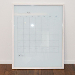 【受注生産】スケジュールボード / マンスリー　 カレンダー ガラス ホワイトボード 3枚目の画像