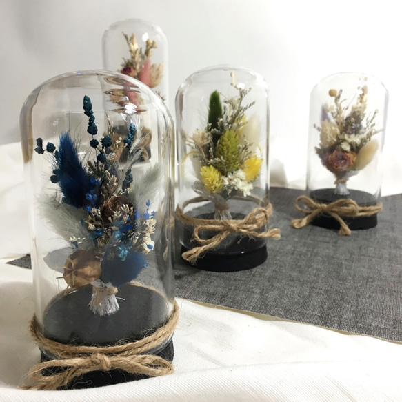 【奇比植作】（白色系）經典宇宙星空瓶6.5X13 - 乾燥花/禮品/客製 第4張的照片