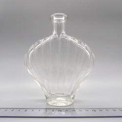 シェルボトル【shell bottle】高さ150ｍｍ×横125ｍｍとってもかわいい貝型の容器　コルク栓 付き 5枚目の画像