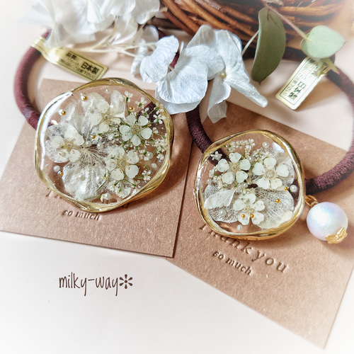 受注作成いたします！］ White Flower Collection./白いお花