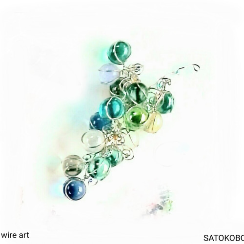 ワイヤーアートラッピング（グレープシリーズ） 立体・オブジェ