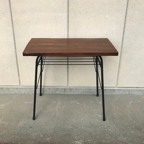 鉄脚テーブル　昭和レトロ 鉄脚テーブル 昭和レトロ 鉄脚 リメイク アイアン テーブル