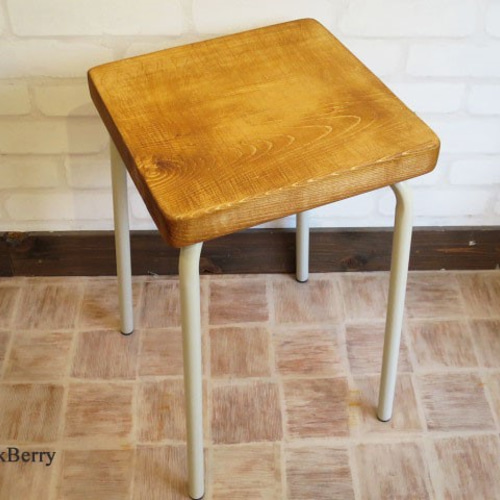 踏み台玄関足場台テーブル無垢レトロアンティーク重厚