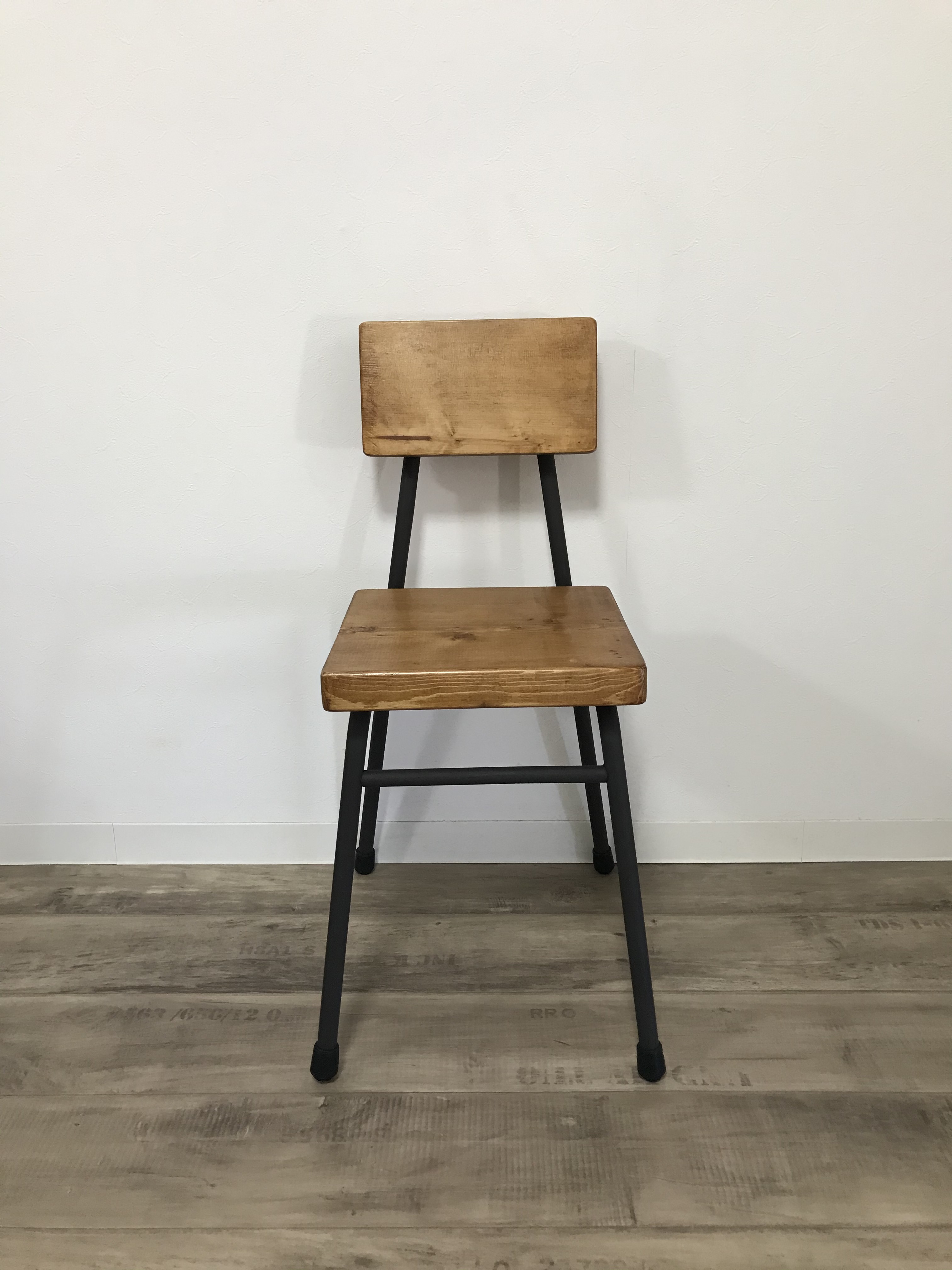 理科室 アイアン スツール アイアン チェア 鉄脚 古材