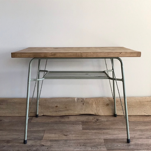 現品限り】リメイク ミシン テーブル 机 アイアン 鉄脚 インダストリアル