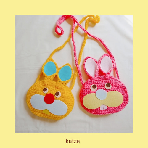 イカれてる 派手 うさぎ ポシェット 雑貨・その他 katze 通販