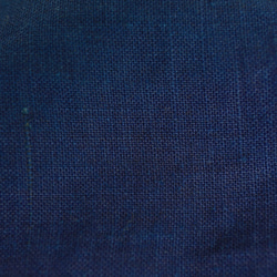 藍染ベルギーリネンサルエルパンツ：asagao(ネイビー） 9枚目の画像