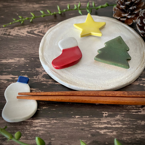 箸置き クリスマスセット 箸・箸置き kometobi 通販 10658741｜Creema