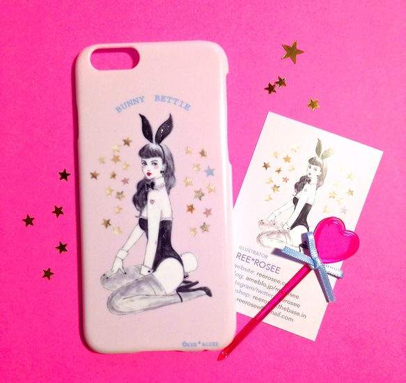 ☆SOLD☆ iphoneケース (bunny bettie) 2枚目の画像