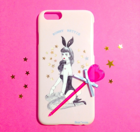 ☆SOLD☆ iphoneケース (bunny bettie) 1枚目の画像