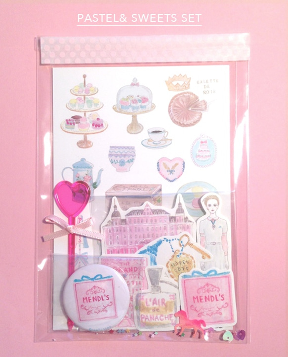 ★SOLD OUT★ pastel & sweets set 1枚目の画像