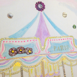 ☆SALE☆ コラージュ原画 merry go round 2枚目の画像