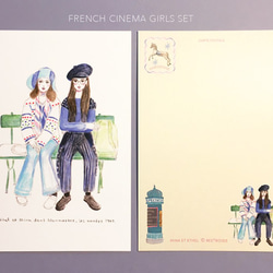 ★SOLD OUT★ ステッカーセット french cinema girls 3枚目の画像