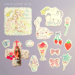 ★SOLD OUT★ ステッカーセット lisbon sisters-D 1枚目の画像