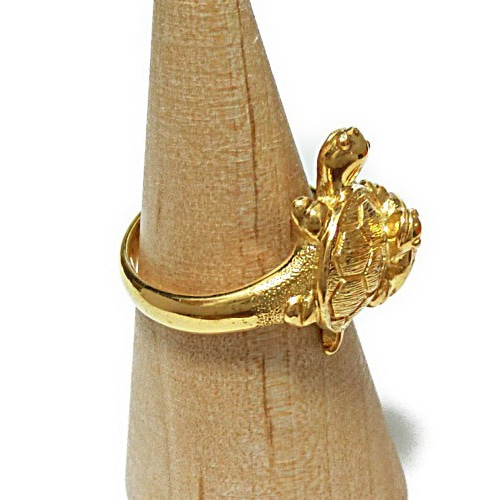 長寿と子孫繁栄の象徴！シルバー・縁起物「親子亀」リング 【オーダー