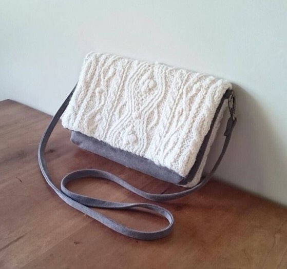 nutemperor ショルダーバック ホワイト NUTEMPEROR / ナットエンペラー - EMBROIDERED SHOULDER BAG