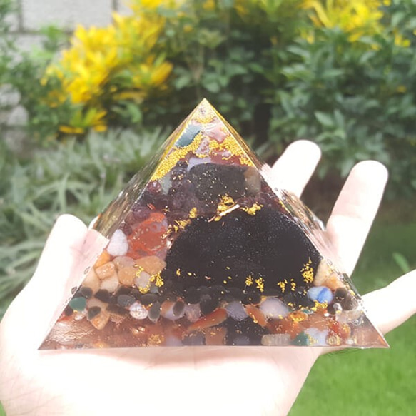 Orgonite |病気に加えて、邪悪な抗負のエネルギー、悪人を防ぐための悪霊、減圧、胃腸機能を強化する 2枚目の画像