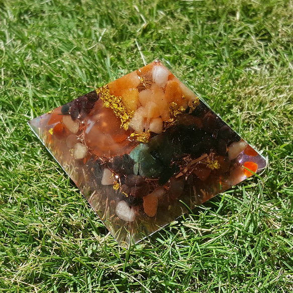 小さなOrgonite |病気に加えて、邪悪な抗負のエネルギー、悪霊を防ぐために悪霊、減圧、胃腸機能を強化する 3枚目の画像