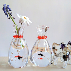 金魚の一輪挿し　赤　 4枚目の画像