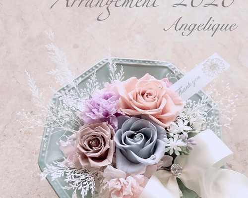 専用です　コメントで500円引　フラワーアレンジメント♡Shabby chic raffinement シックでスタイリッシュなアレンジBOX