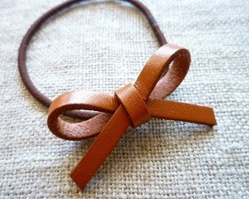 確認 ヘアリボン ヘアゴム 華やかドレープリボン 757 アンティーク