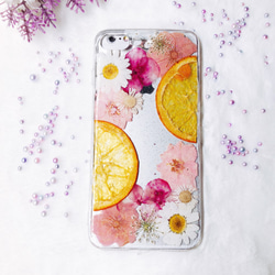 全機種対応iPhone Xperia Galaxy スマホケース 押し花ケース 人気 押し花 ❀ケース 花束 花物語 3枚目の画像