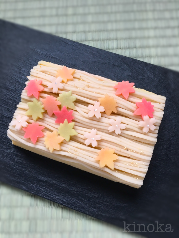 【和菓子ケーキ】雲錦《敬老の日、お誕生日、お祝い、お手土産に》 1枚目の画像