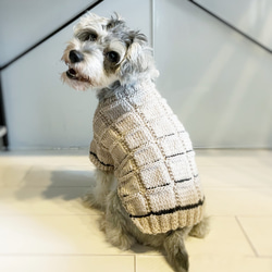 手編み犬服　５枚　専用 犬服＊手編みワンピース 超小型犬 梅春物 繊細ワンピース ペット