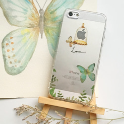 蝴蝶雙卡設計可替換式 - 手機殼 / 防摔 / 客製化 / 手寫加字 / 空壓殼 iPhone 第1張的照片