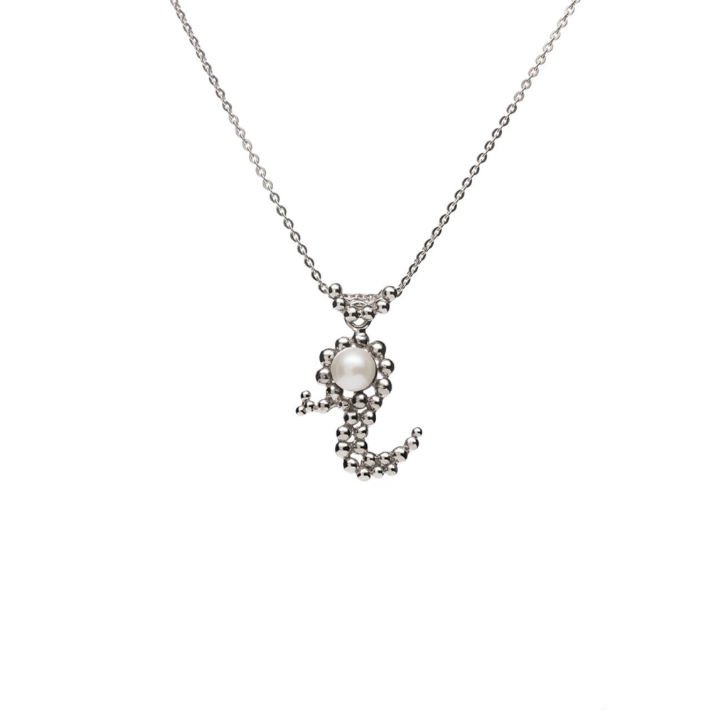 ガラスの動物園 - ウミヘビペンダント - 銀