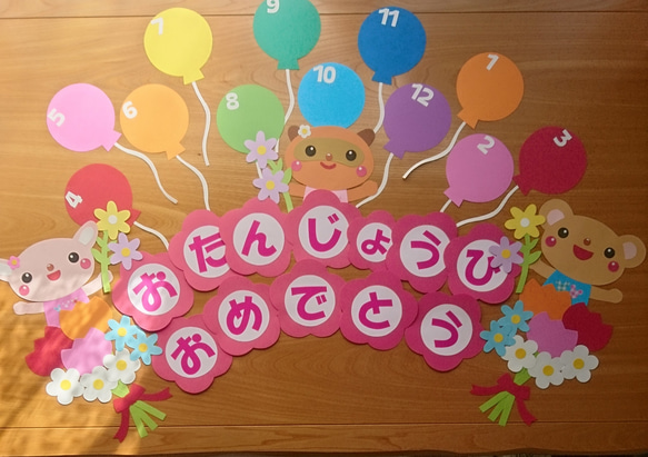 風船  お誕生日おめでとう 7枚目の画像