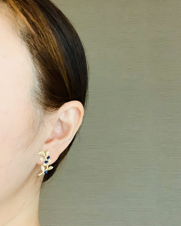 Lapis lazuli  ＊  asymmetry  earring 2枚目の画像