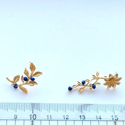 Lapis lazuli  ＊  asymmetry  earring 5枚目の画像