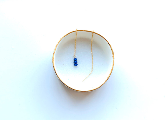 〔14kgf 〕three  ◽️  lapis lazuli  or  pearl 5枚目の画像