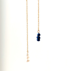 〔14kgf 〕three  ◽️  lapis lazuli  or  pearl 6枚目の画像