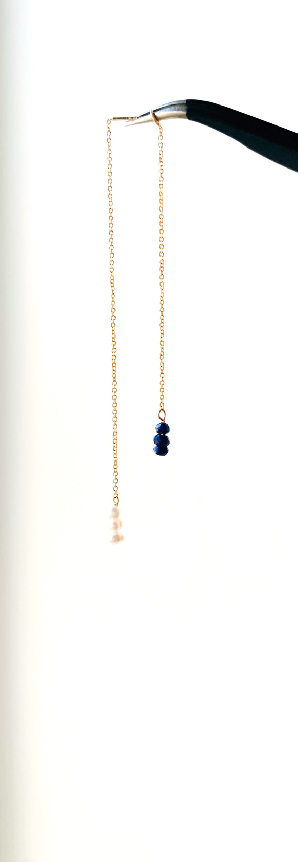 〔14kgf 〕three  ◽️  lapis lazuli  or  pearl 6枚目の画像