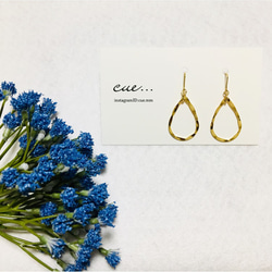 14kgf＊ スカイブルートパーズのピアス/イヤリング ピアス