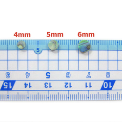 6mm 100個セット 厚さ2.0mm  ニュージーランドグリーンアワビ  ギター指板のインレイドット ポジションマーク 第4張的照片