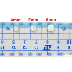 3mm 100個セット 厚さ1.5mm  海水白蝶貝 ホワイトアワビ  ギター指板のインレイドット ポジションマーク 第3張的照片