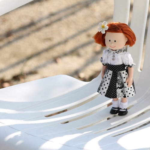 マドレーヌちゃんドール服☆パッチワーク☆ブラウス＋スカート その他