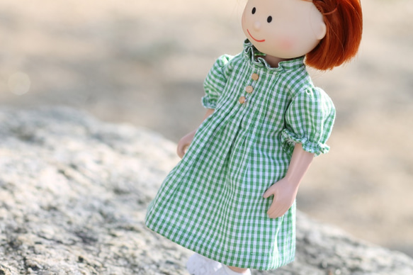 Gingham Doll ワンピース（Fairy gingham tiered doll