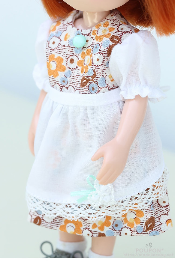 Madeleine的裝備★鄉村/花朵連衣裙+圍裙 第3張的照片