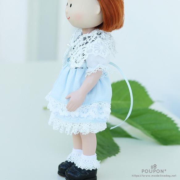 Madeleine-chan藍色/分層款式連衣裙的服裝 第3張的照片