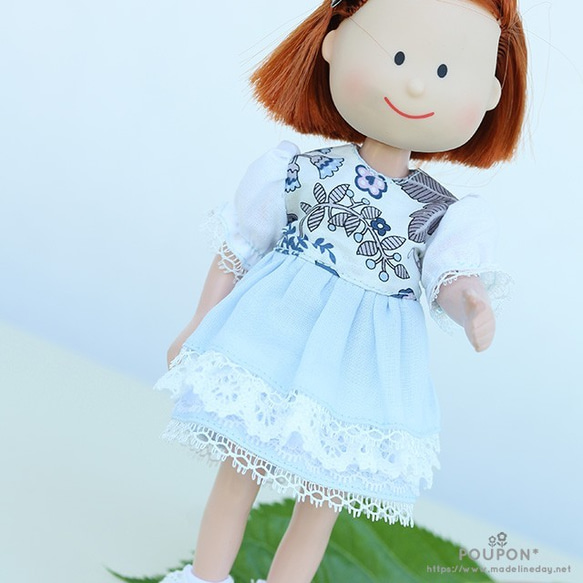 Madeleine-chan藍色/分層款式連衣裙的服裝 第7張的照片