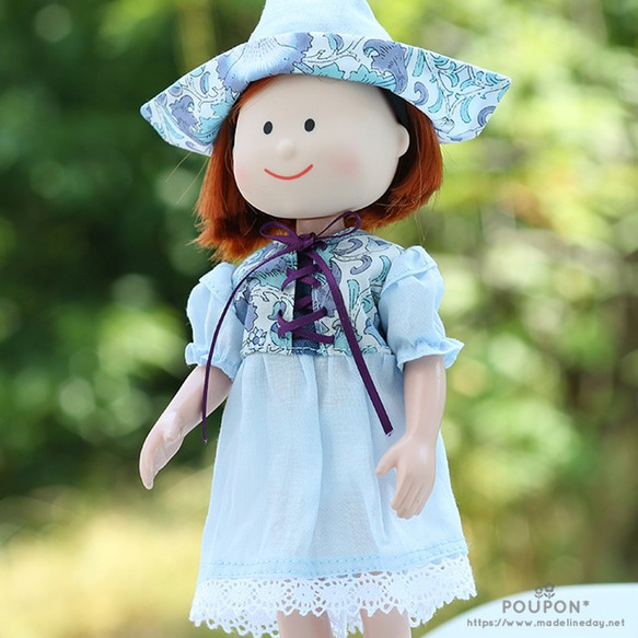Madeleine-chan藍色/民族服飾風格套裝一件 第4張的照片