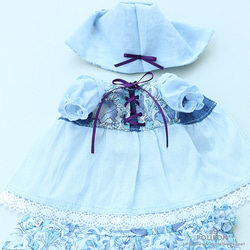 Madeleine-chan藍色/民族服飾風格套裝一件 第7張的照片