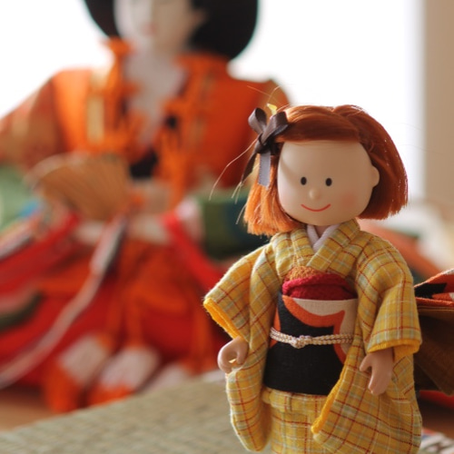 マドレーヌちゃんドール用着物☆黄八丈風 その他人形 POUPON* 通販 