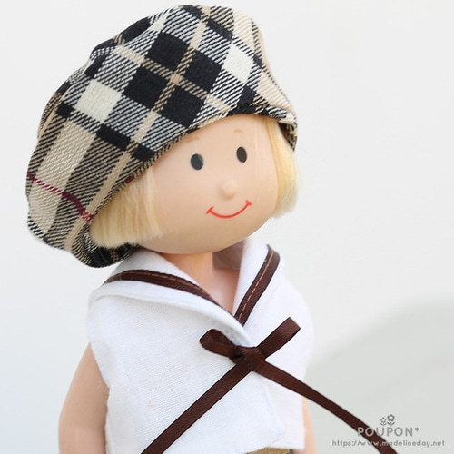 マドレーヌちゃん用アウトフィツト☆バーバリーチェック/セーラー服  